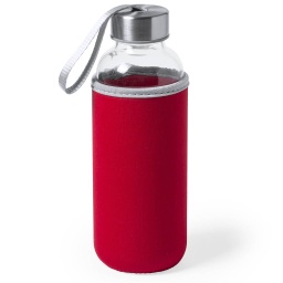 [DWMK 103] GRUENE - 420ml Glass Bottle With Red Neoprene Cover