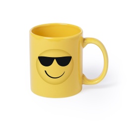 [DWMK 105] 370ml Ceramic Mug With Fun Emoji Designs - Sunglass