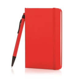 [GSXD 124] XD A6 Hard Cover Notebook With Stylus Pen - Red