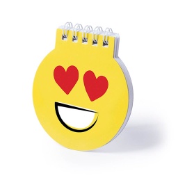 [NBMK 104] Notebook Of Cheerful Emoji Designs - Heart