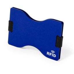 [ITMK 116] Card Holder With RFID Blocking Technology - Blue