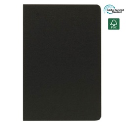 [NBSN 341] ORSHA - SANTHOME A5 rPET &amp; FSC Certified Notebook - Black (Anti-Microbial)