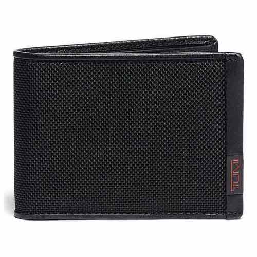 TUMI® - Alpha SLG Double Billfold Wallet - Black | Saudi Gifts